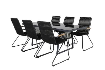 Venture Home Dallas, Bois Matgrupp Svart