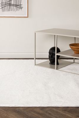 Venture Home Undra Matta - Vit, Glansfull Polyester