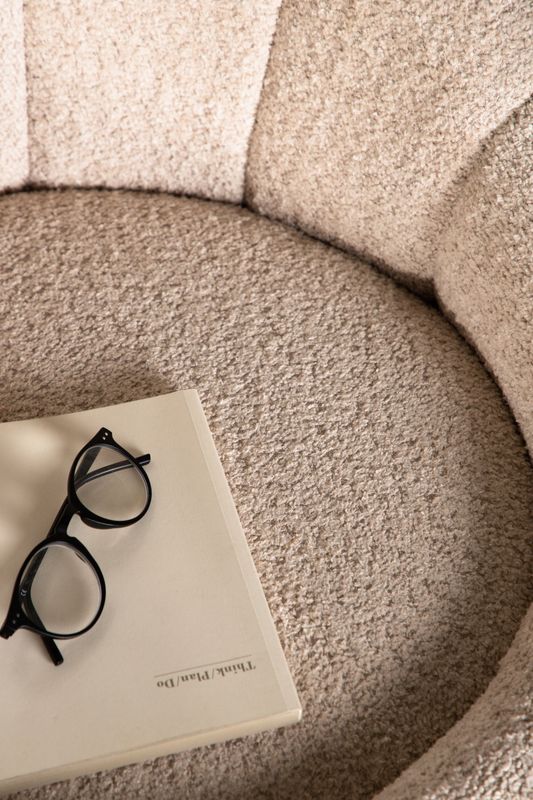 Venture Home Warren Fåtölj i Beige Boucle