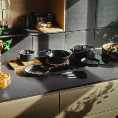 Fiskars Gryta Hard Face 3,5 L Keramisk med lock