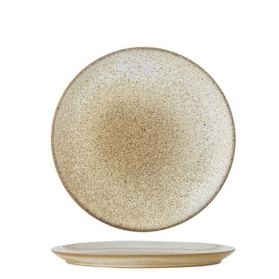 Bloomingville Paula Tallrik, Natur, Stengods - 6-pack