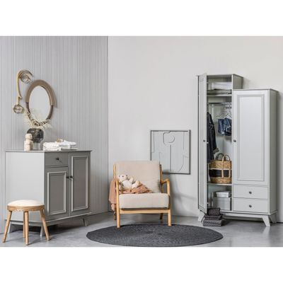 WOOOD LILY Förvaringsskåp i Furu med 1 Låda och 2 Dörrar