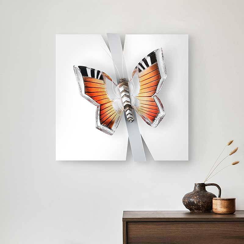 Målerås Flygfärdig Tavla stor Orange - Limited Edition 19 exemplars