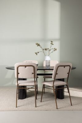 Venture Home Matgrupp Isolde med stolarna Seda