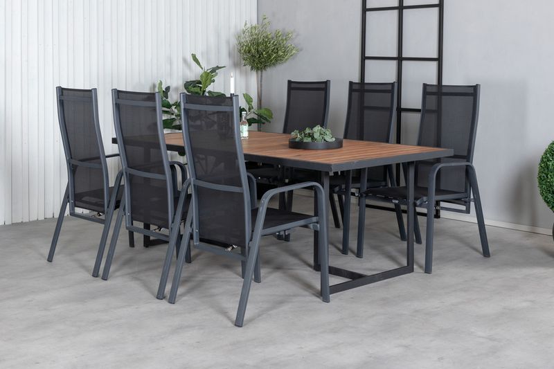 Venture Home Khung, Copacabana Matgrupp Svart Natur