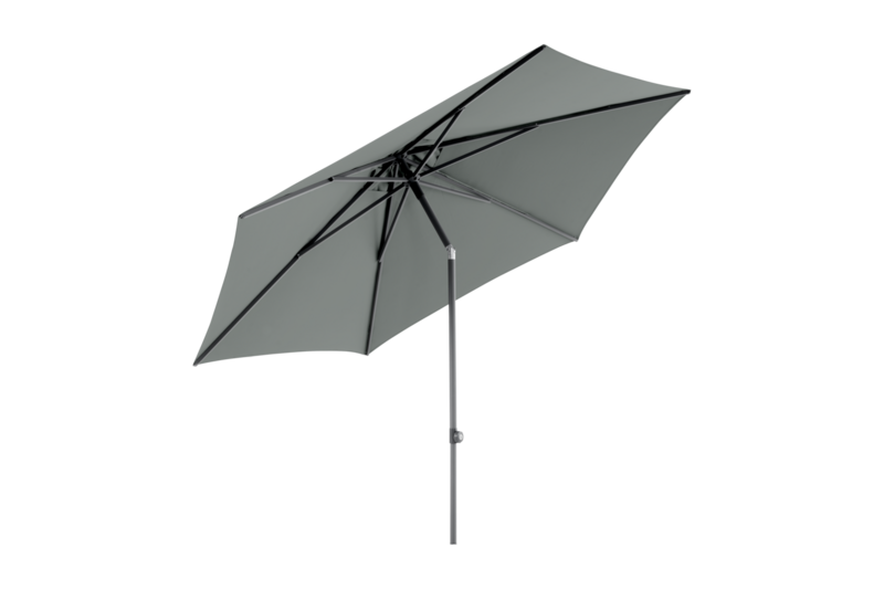 Brafab Poppi Parasoll Ø300 cm Grå