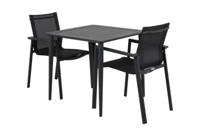 Brafab Delia Stapelstol Antracit/Textilene