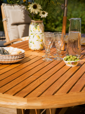 Brafab Melbourne Förlängningsbart Matbord i Teak