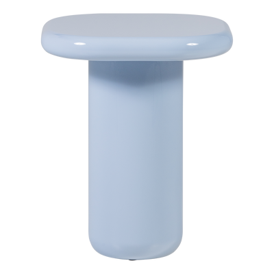 WOOOD Zava Sidobord Trä Högblank Ljusblå [FSC]