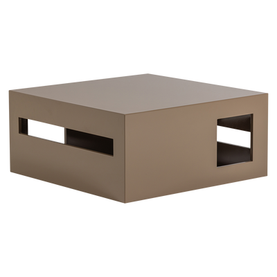 Vtwonen Modern Soffbord i MDF Trä Sandfärgad Högblank