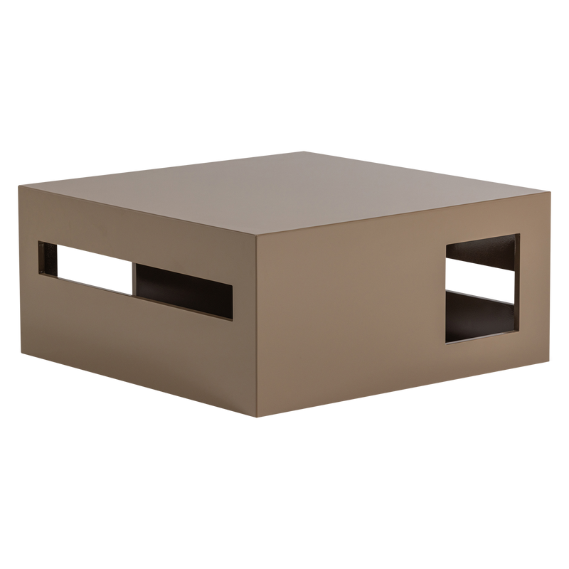 Vtwonen Modern Soffbord i MDF Trä Sandfärgad Högblank