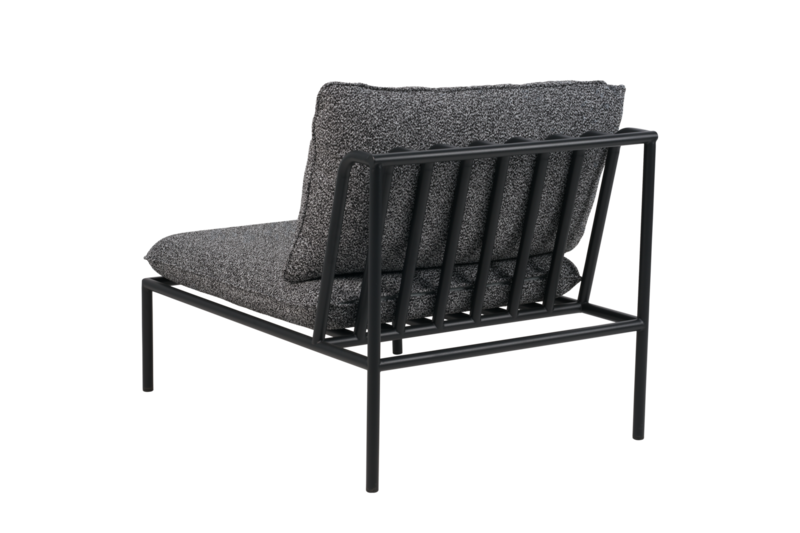 Brafab Collier Mittdel Svart / Teddy Black