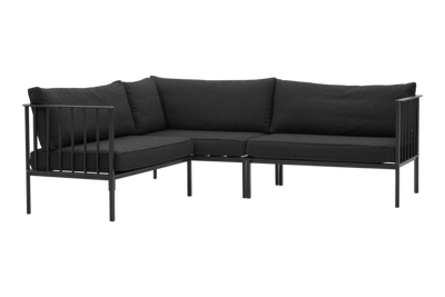 Brafab Upper Soffgrupp Vänster Svart/Teddy Black