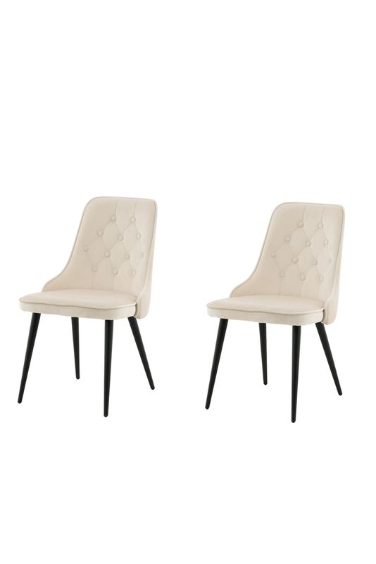 Venture Home Velvet Deluxe Matstol 2-pack