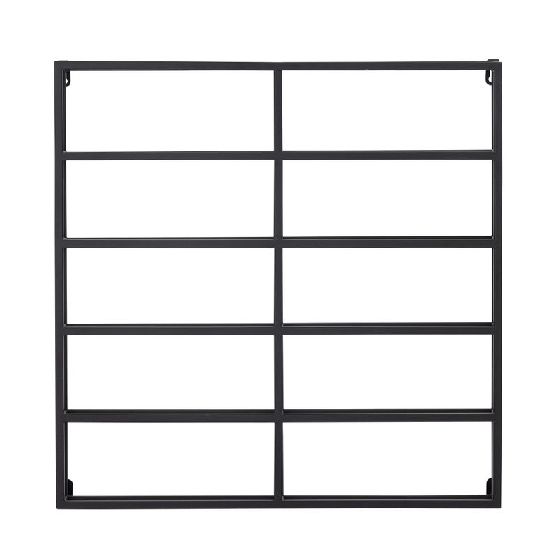 Bloomingville Magne Vinställ, Svart Metall