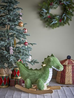 Bloomingville Arnie Gungdjur, Krokodil, Grön, Polyester