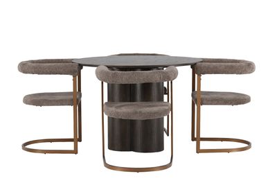 Venture Home Matgrupp Olivia med Morning-stolar