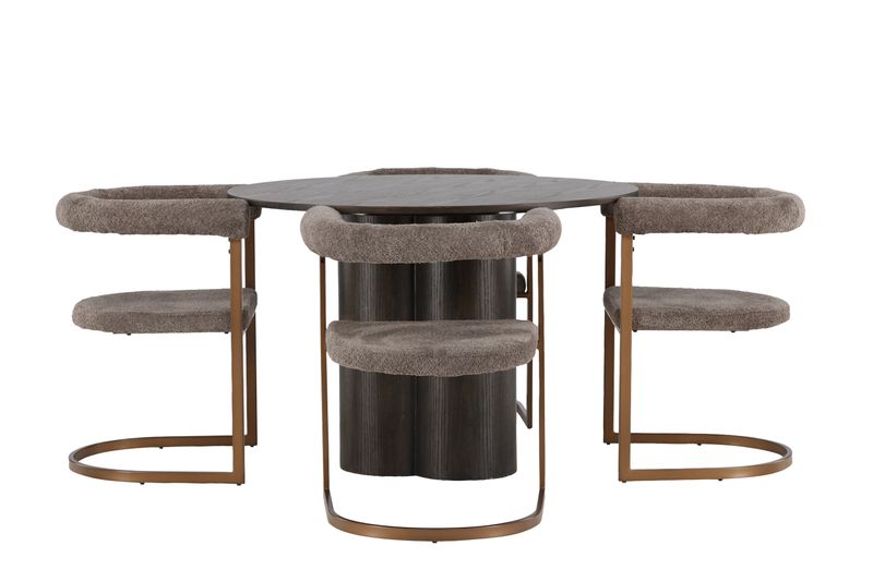 Venture Home Matgrupp Olivia med Morning-stolar