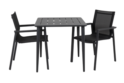 Brafab Delia Stapelstol Antracit/Textilene