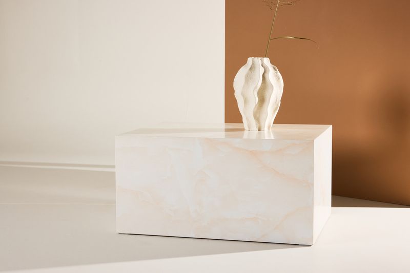 Venture Home York Soffbord 80 x 60 Ljusgul