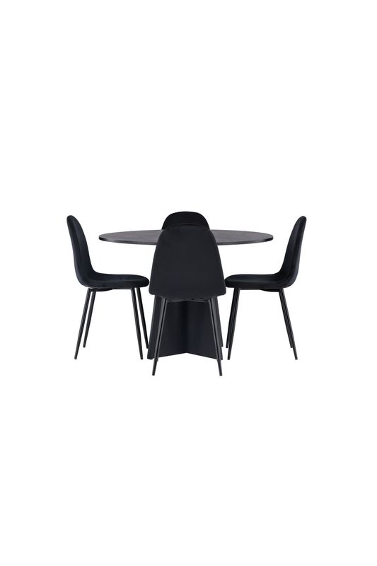 Venture Home Matgrupp Bootcut med 4st Matstolar Polar