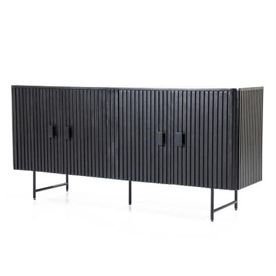 Eleonora Sideboard Remi 4drs - Svart Svart