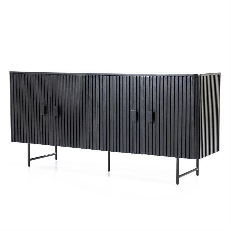 Eleonora Sideboard Remi 4drs - Svart Svart