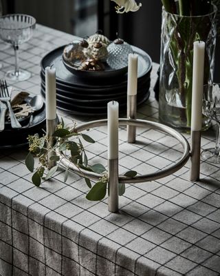 House Doctor Maxi Ljusstake Advent Antiksilver