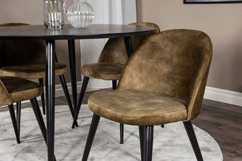 Venture Home Matgrupp Dipp med stolarna Velvet