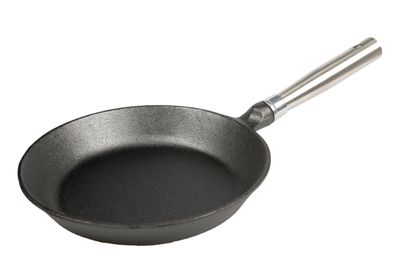 Ronneby Bruk, Stekpanna 24 cm Gjutjärn & Rostfritt Skaft