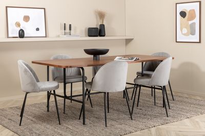 Venture Home Uno, Wrinkles Rektangulär Matgrupp