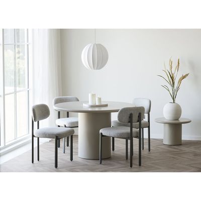 House Nordic Rund Vit Vas i Keramik