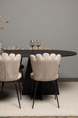 Venture Home Matgrupp Bootcut med Limhamn Stolar