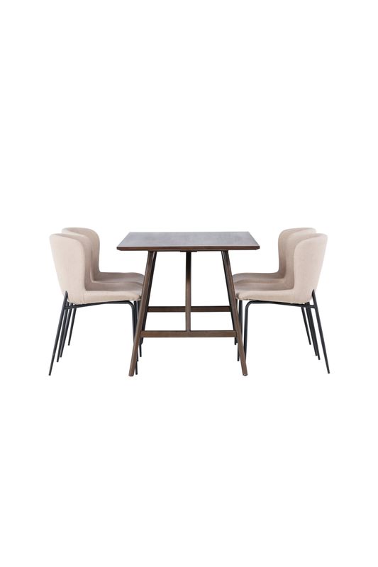 Venture Home Matgrupp Kaseindon med Modesto-stolar