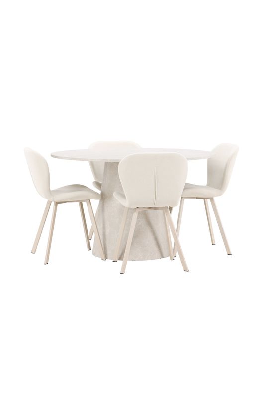 Venture Home Matbord Lanzo med Lilja Stol