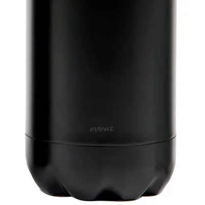 Exxent Ståltermos flaska 0,75 L, svart