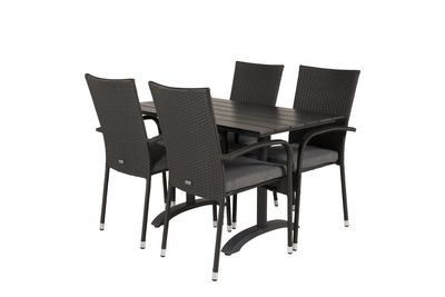 Venture Home Matgrupp Denver med stolarna Anna