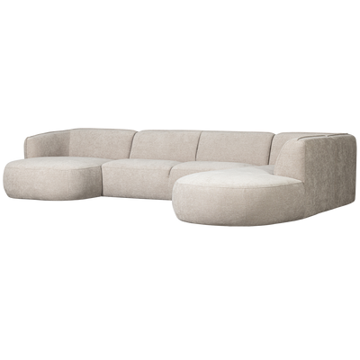 WOOOD Polly U-formad Soffa Höger - Sand