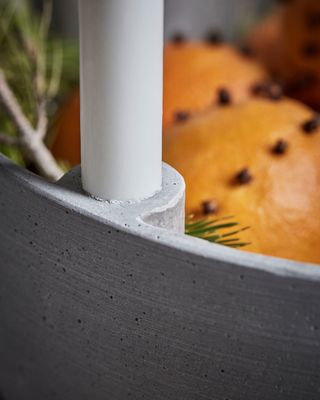 House Doctor Marb Ljusstake Grå