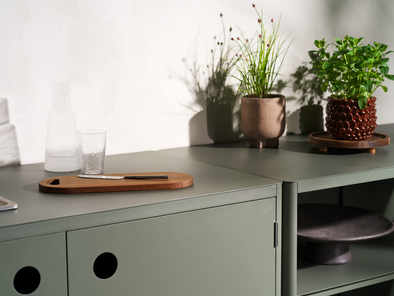 Brafab Kelia Utekök med Hylla Nordic Green