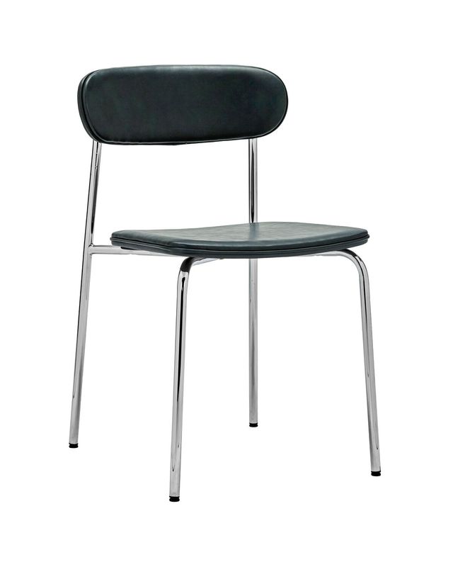 House Doctor Pova Stol Chrome Mörkgrön 2-pack