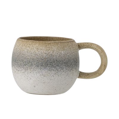 Bloomingville Elia Mugg, Grön, Stengods - 12-pack