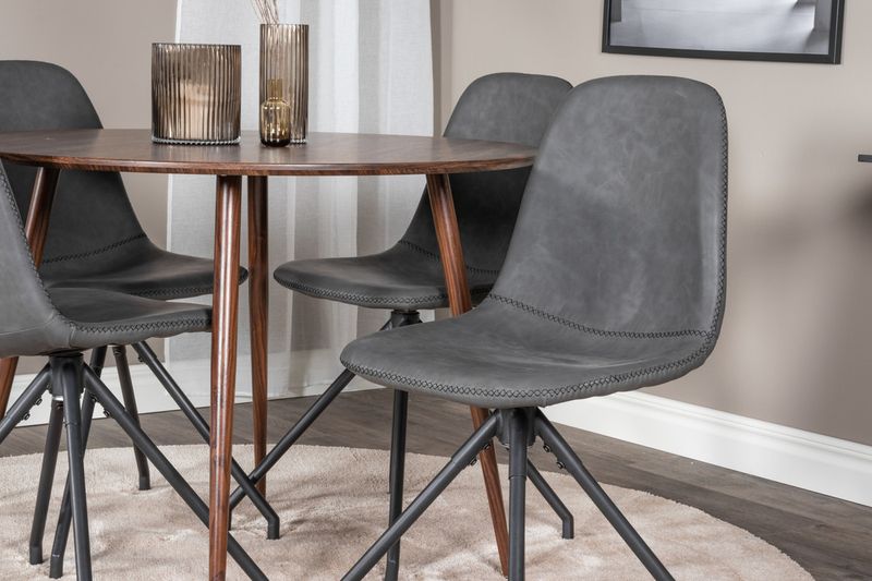 Venture Home Matgrupp Plaza med stolarna Polar