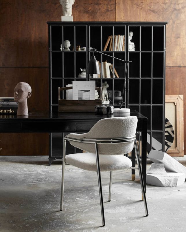 Nordal ALBERT stol offwhite vit