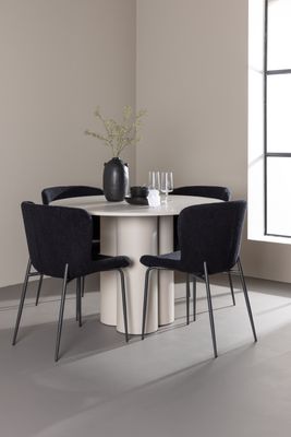 Venture Home Olivia Matbord med Modesto Matstol