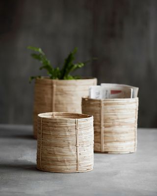 House Doctor Chaka Korgset i Naturmaterial