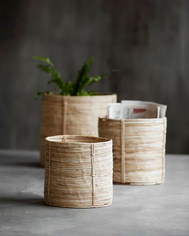 House Doctor Chaka Korgset i Naturmaterial