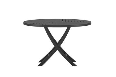 Venture Home Kenya Runt Matbord ⌀120 Svart