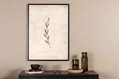 Venture Home Autumn leaf Poster Beige