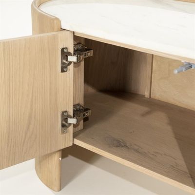 Eleonora TV-bänk Don 240 cm Brun